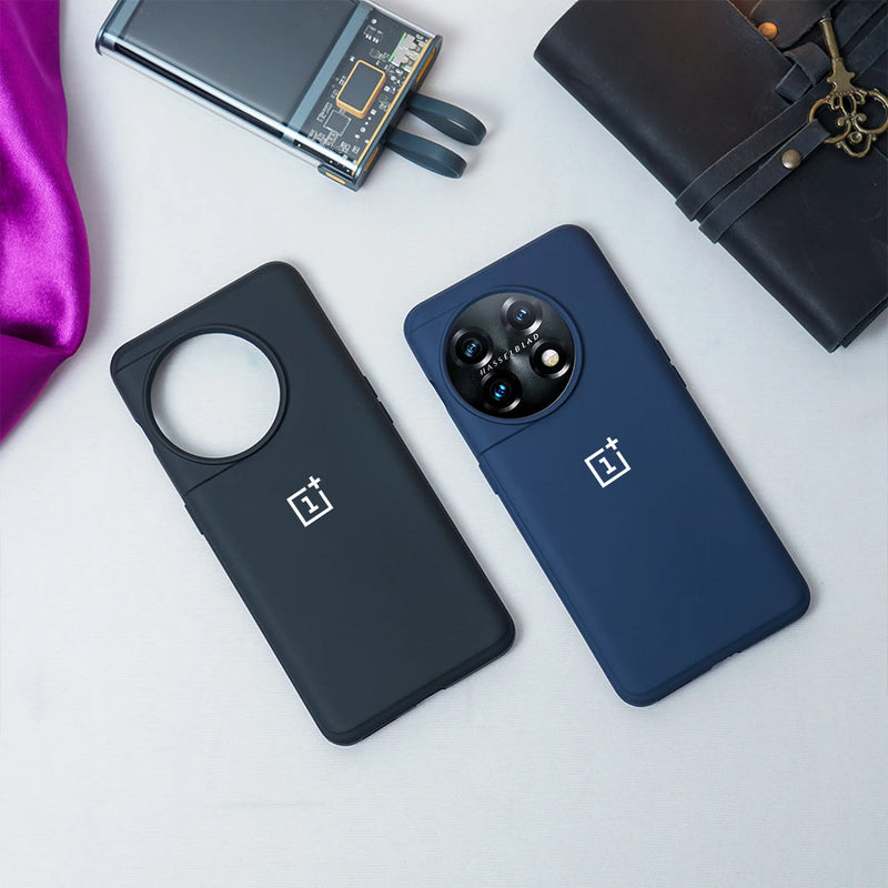 OnePlus 11 Soft Silicone Logo Case