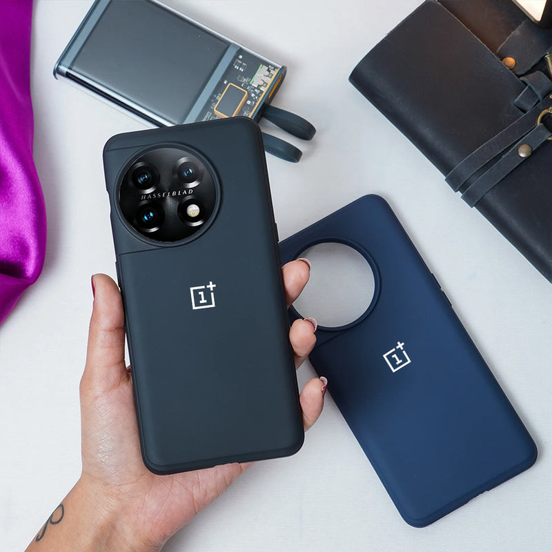 OnePlus 11 Soft Silicone Logo Case