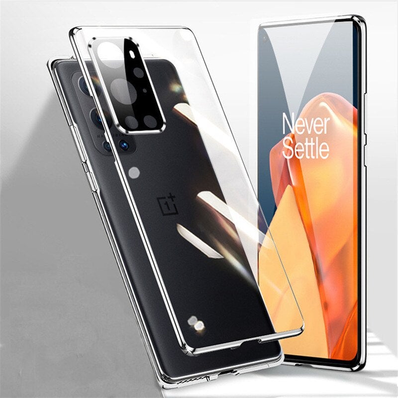 OnePlus 9 Series Electronic Auto-Fit (Front + Back) Magnetic Glass Case