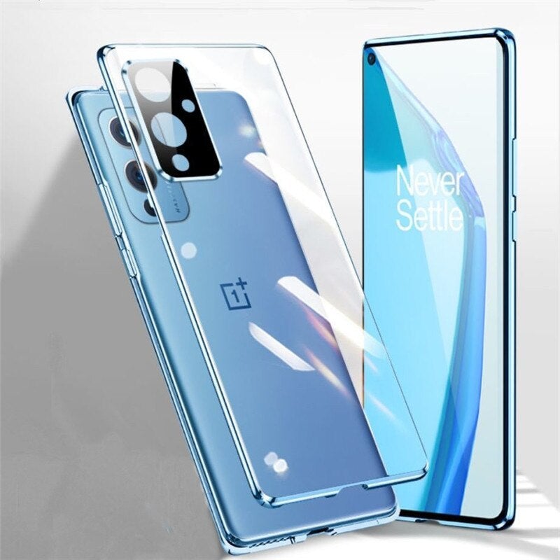 OnePlus 9 Series Electronic Auto-Fit (Front + Back) Magnetic Glass Case