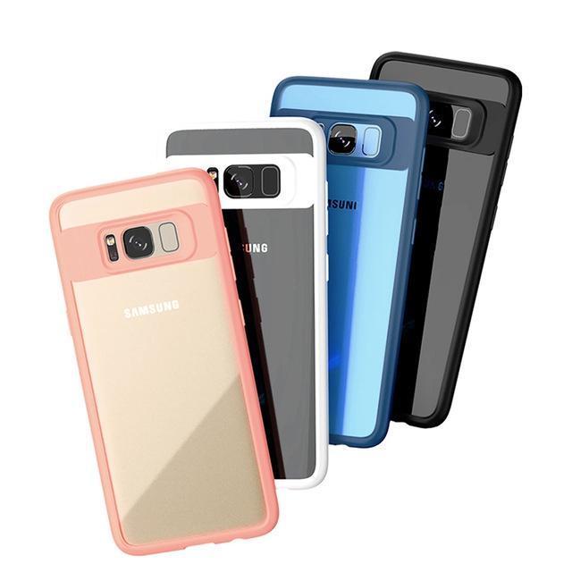 Galaxy S8 Transparent Slim Shockproof Case