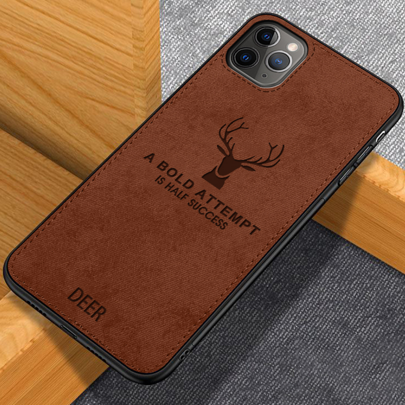 iPhone 11 Series Deer Pattern Inspirational Soft Case