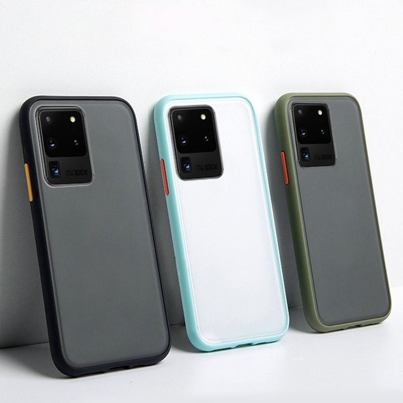 Luxury Shockproof Matte Finish Case - Samsung