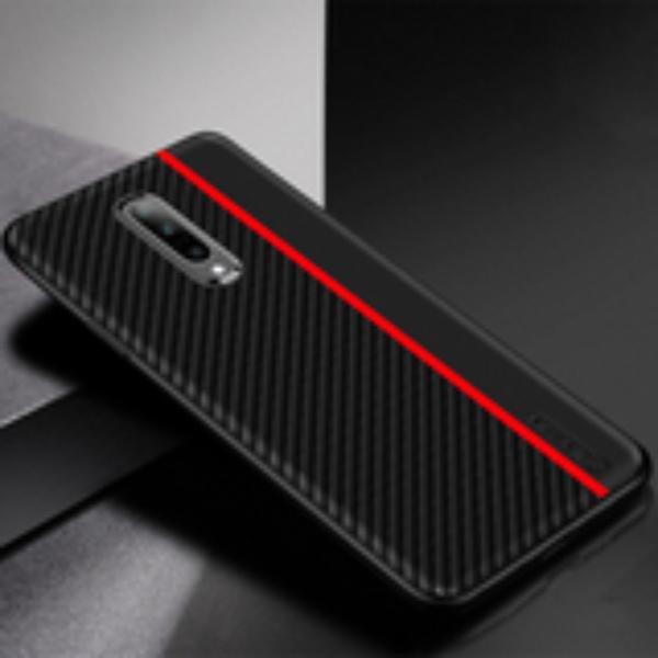 Frosted Carbon Fiber PU Leather Protective Case - OnePlus