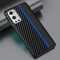 Frosted Carbon Fiber PU Leather Protective Case - OnePlus