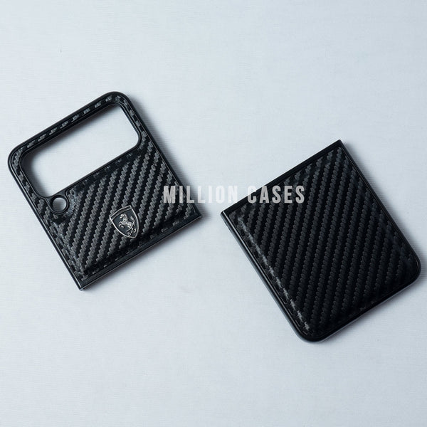 Galaxy Z Flip4 Carbon Fiber Motorsports Case