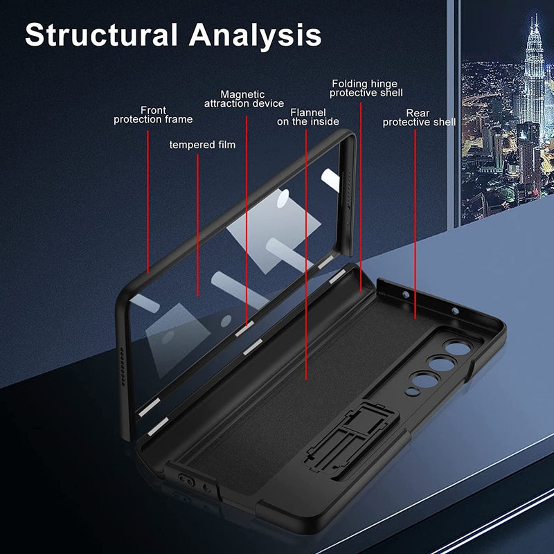 Galaxy Z Fold4 Bumper Protection Case With Kickstand