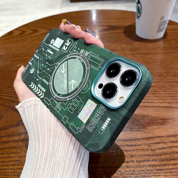 Electric Circuit Board Case - iPhone