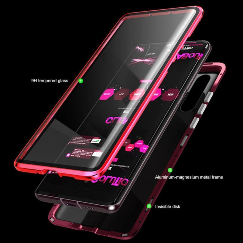 Samsung Galaxy Note Series (Front+ Back) Glass Magnetic Case