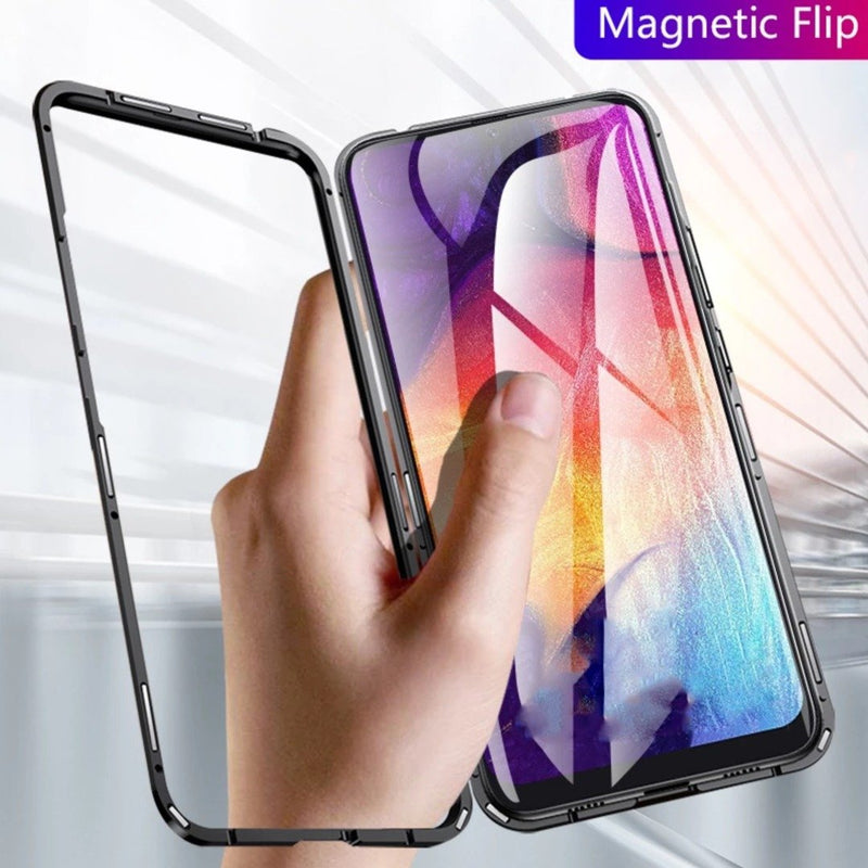 Oneplus 7 Electronic Auto-Fit Magnetic Transparent Glass Case