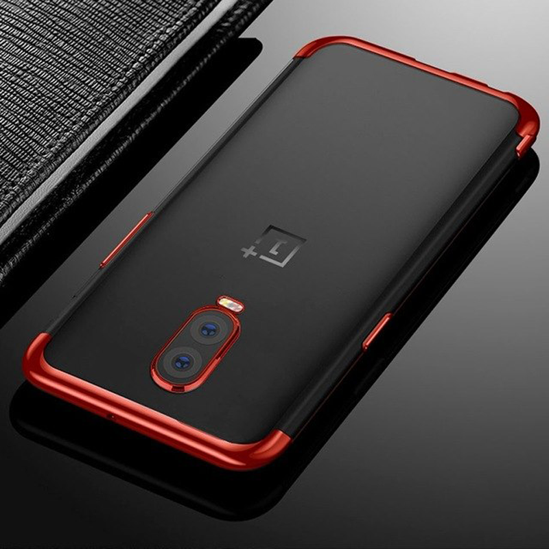 OnePlus 6T Original Electroplating Transparent Back Case