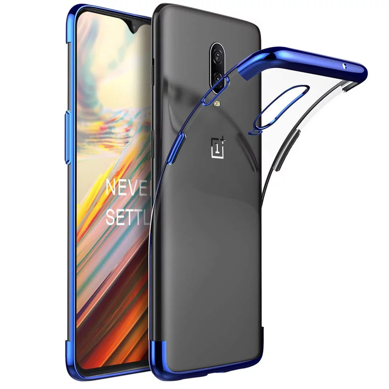 OnePlus 6T Original Electroplating Transparent Back Case