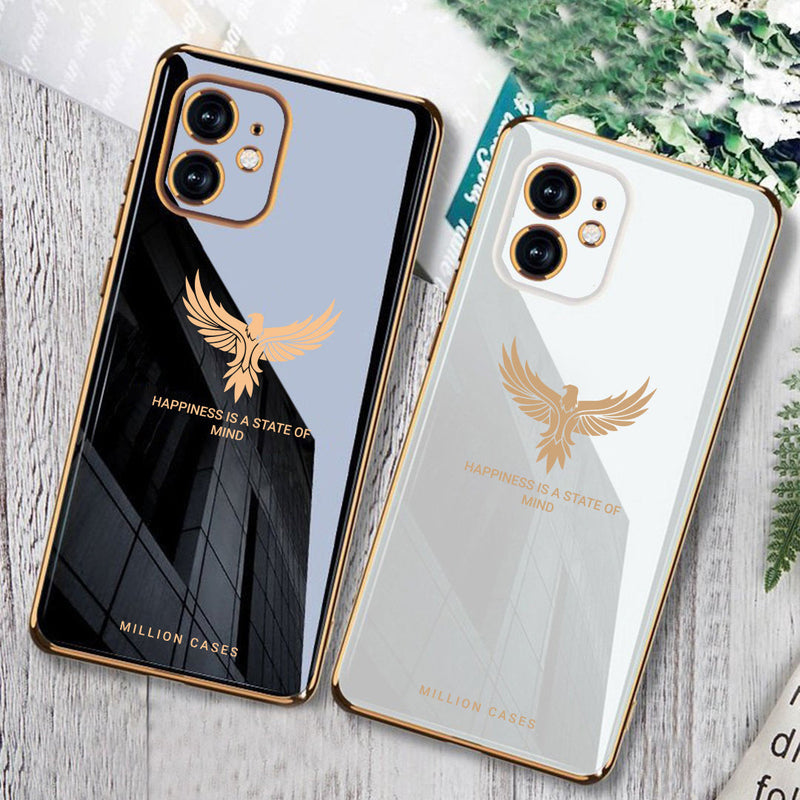 iPhone 11 Series Electroplating Eagle Pattern Case