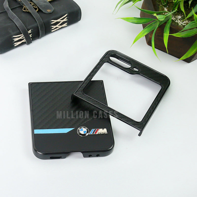 Galaxy Z Flip5 BMW Carbon Fiber Case