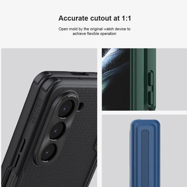 Galaxy Z Fold5 DefendPlus Frosted Bracket Phone Case