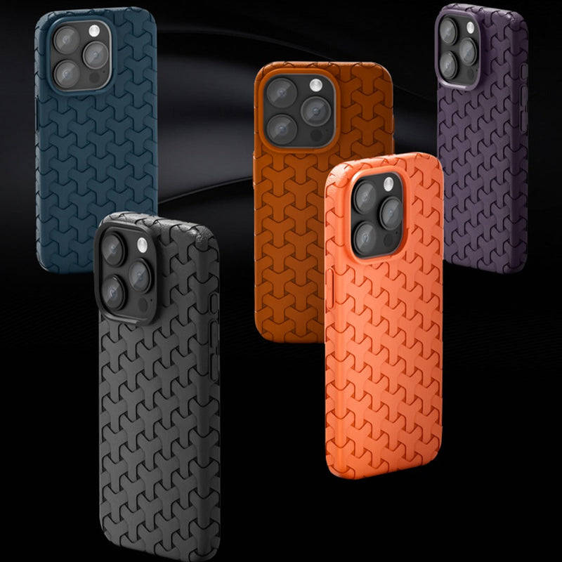 Dissipate Heat Woven Pattern Case - iPhone