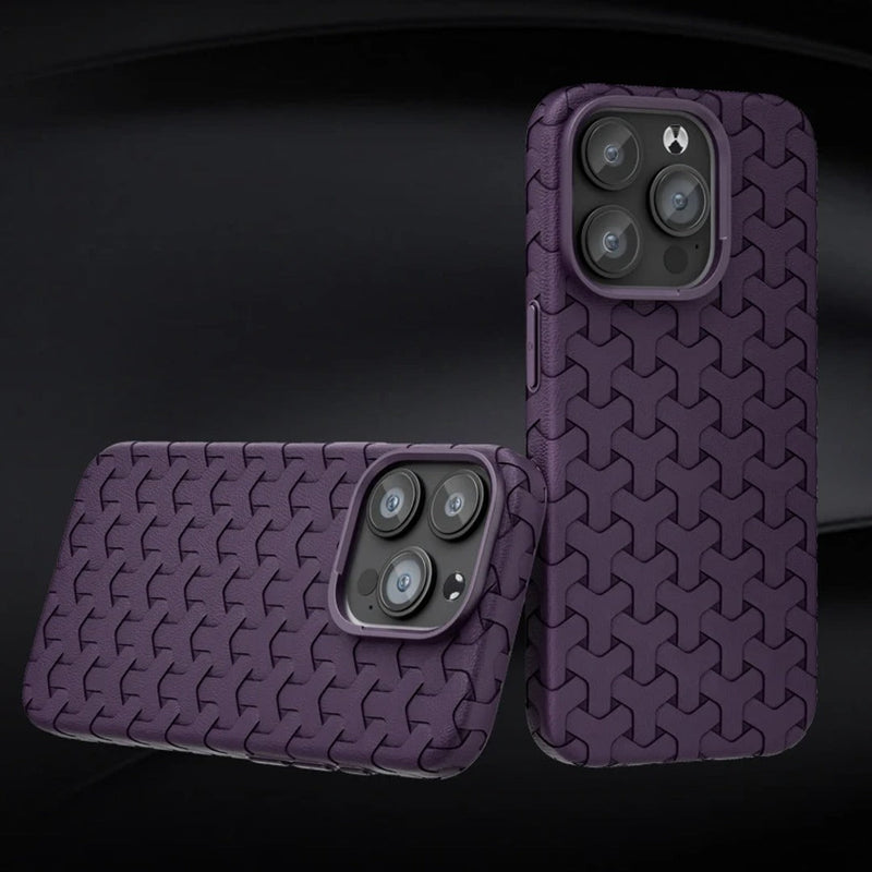 Dissipate Heat Woven Pattern Case - iPhone