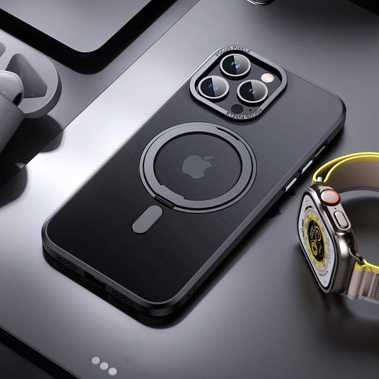 Magnetic 360° Rotation Ring Holder Case - iPhone