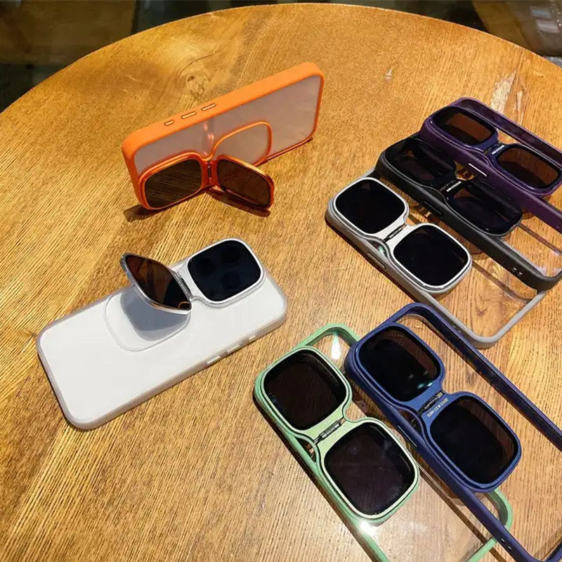 Eclipse Metal Stand Sunglasses Case - iPhone