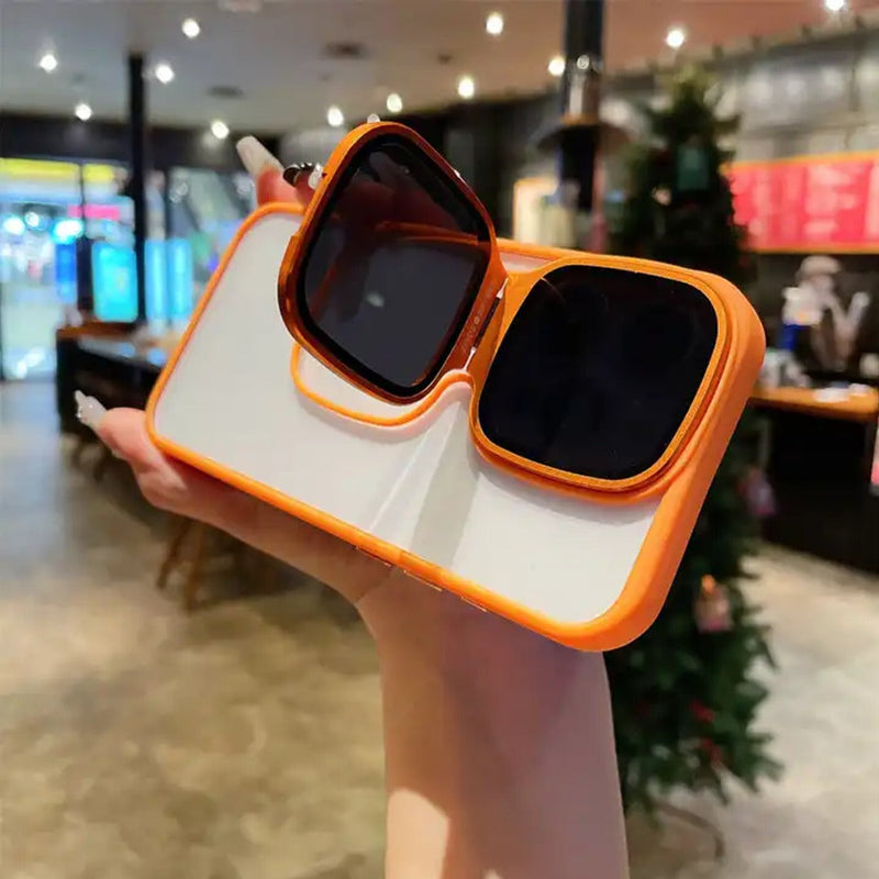 Eclipse Metal Stand Sunglasses Case - iPhone