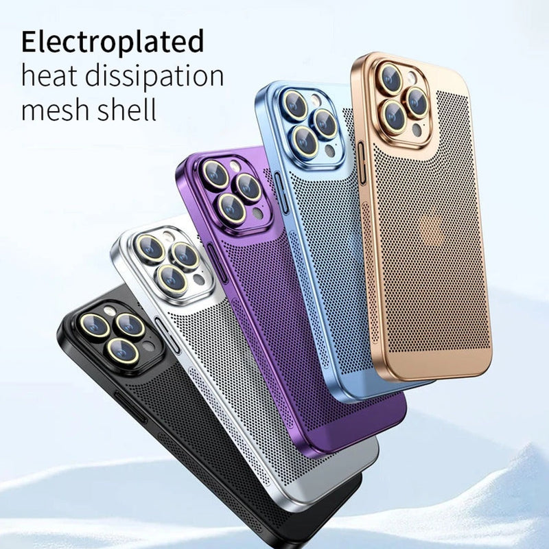 Titanium Mesh Protective Lens Case - iPhone