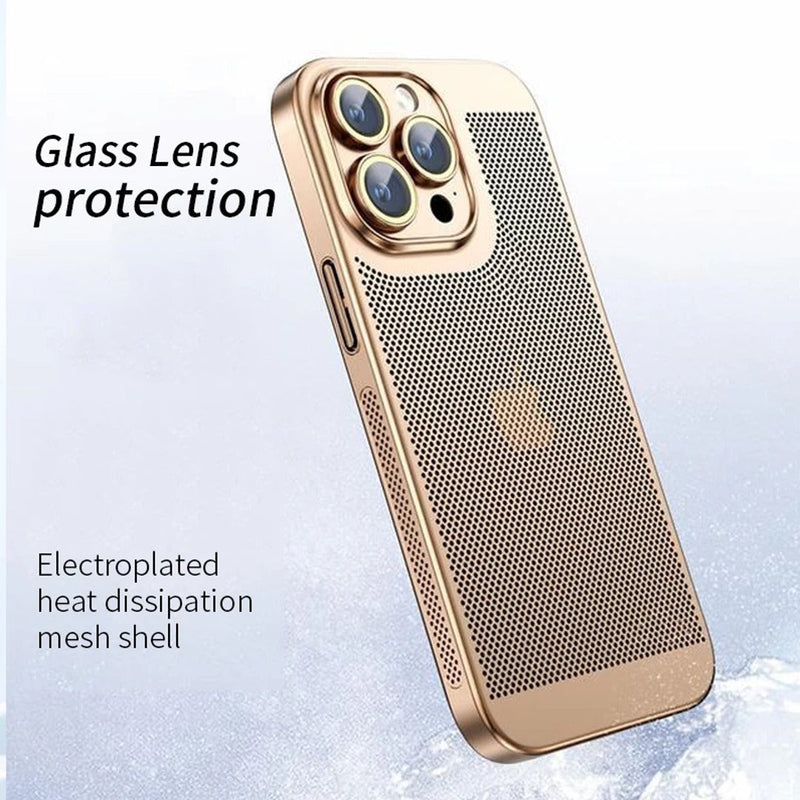 Titanium Mesh Protective Lens Case - iPhone