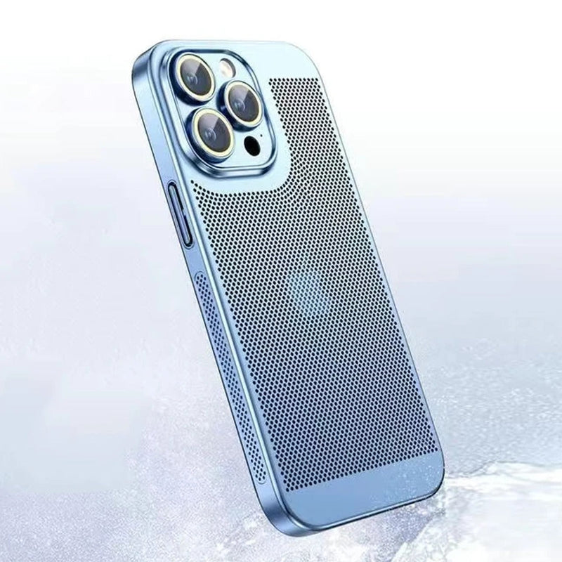 Titanium Mesh Protective Lens Case - iPhone