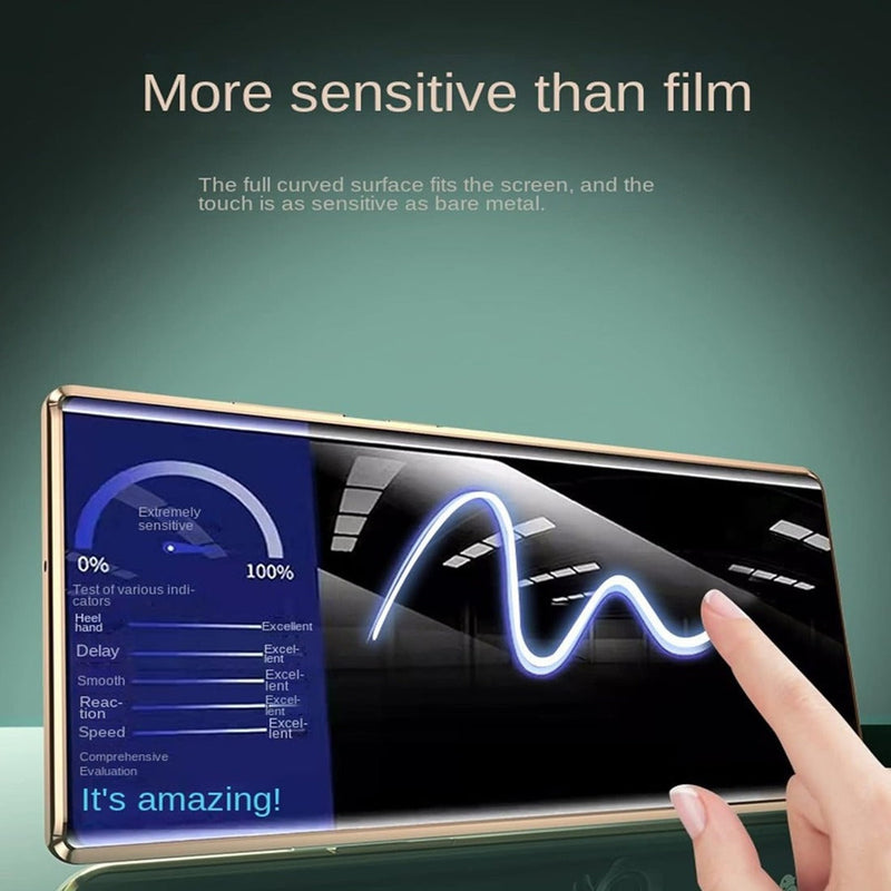 Magnetic Metal Bumper Glass Case - Samsung