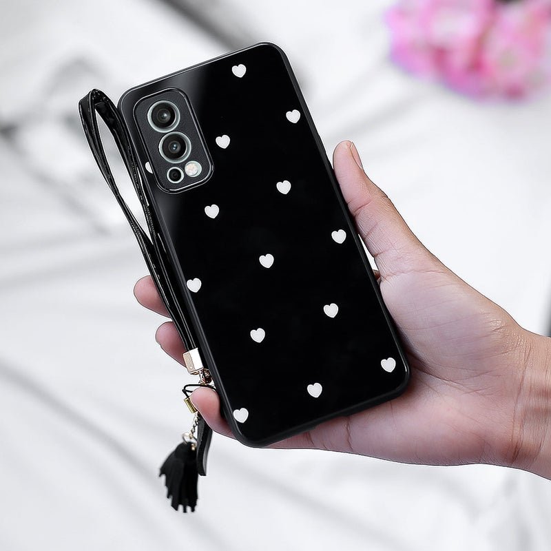 Adorable Little Hearts Print Case - OnePlus