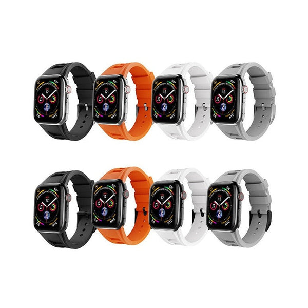 Aqua Cloud Smooth Strap For Apple Watch