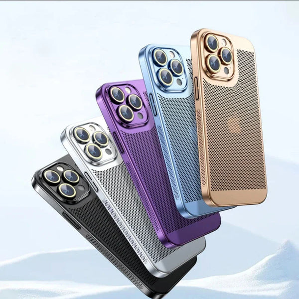 Cooling Metal Phone Case for iPhone