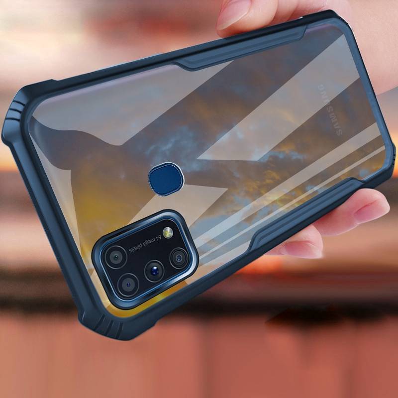 Galaxy F41 Shockproof Transparent Back Eagle Case