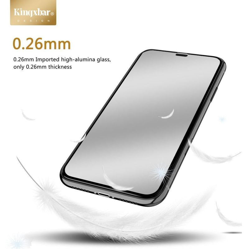 Kingxbar ® iPhone X 3D Mirror Effect Tempered Glass