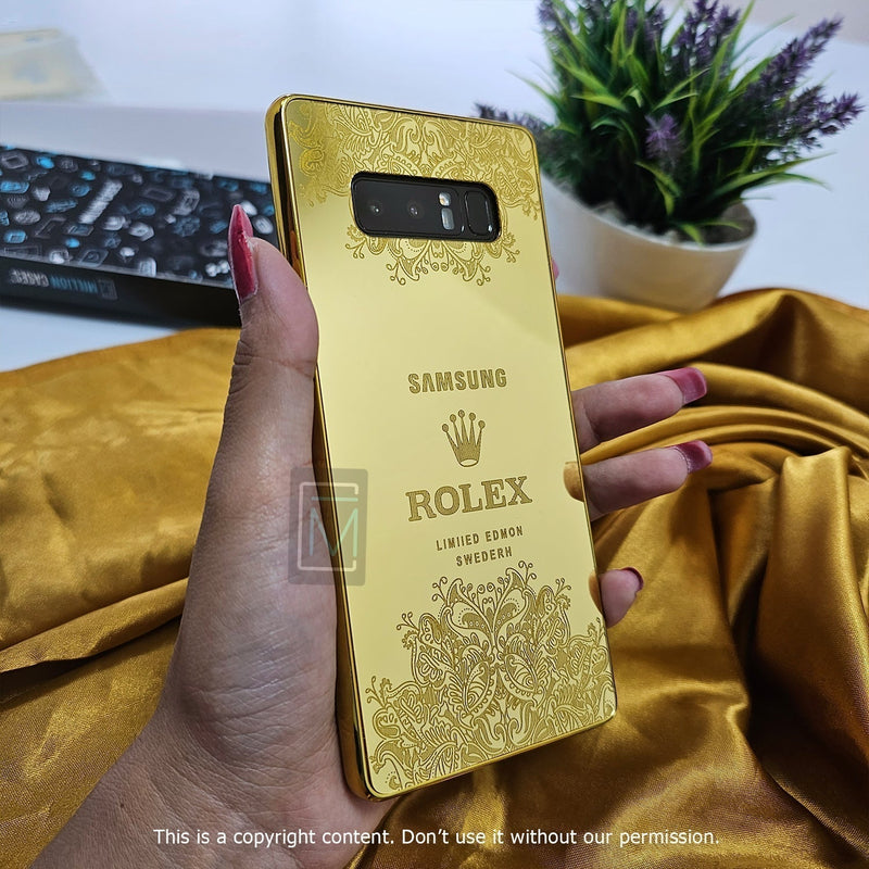 Galaxy Note Series Crafted Gold Luxurious Camera Protective Case