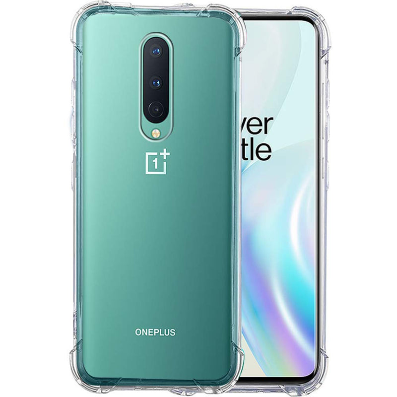 OnePlus Series (2 in 1 Combo) Anti-Knock TPU Transparent Cover + Camera Lens Protector