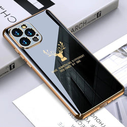 iPhone 13 Pro Electroplating Deer Pattern Case