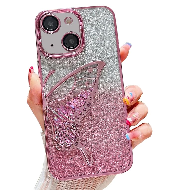 Designed for iPhone  (Butterfly |Pink)