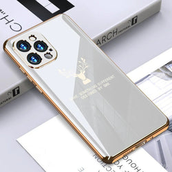 iPhone 13 Series Electroplating Deer Pattern Case