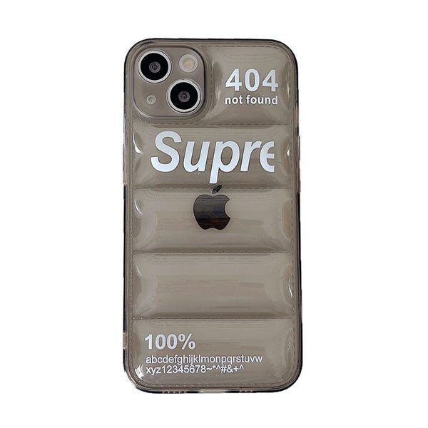 Sup Puffer Case transparent Jacket iPhone Puffer Case