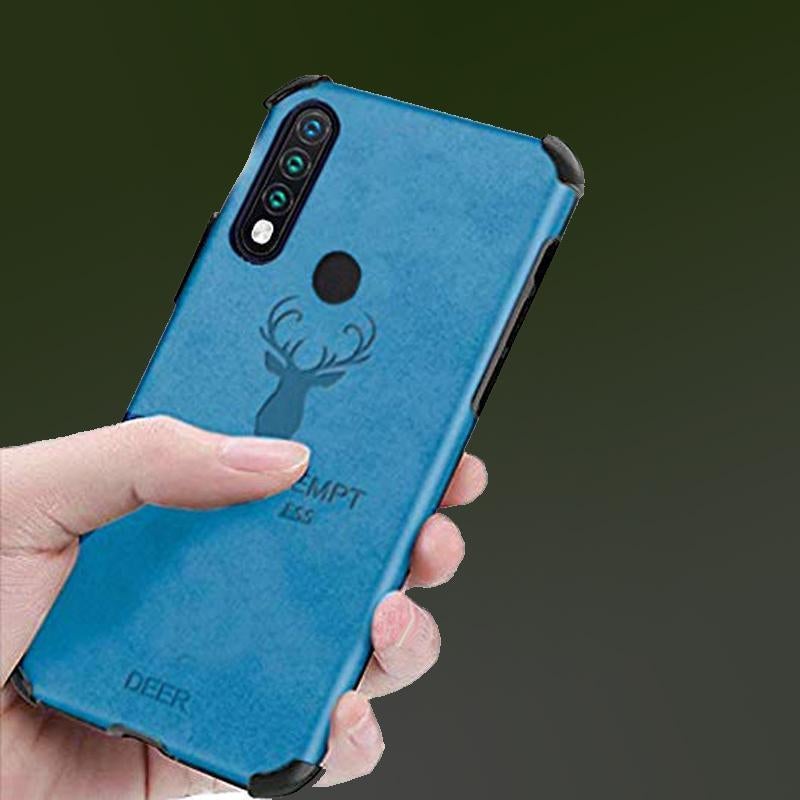 Galaxy A70 Shockproof Deer Leather Texture Case