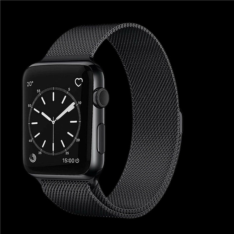 Magnetic Stainless Steel Milanese Strap for Apple Watch (Only Strap)