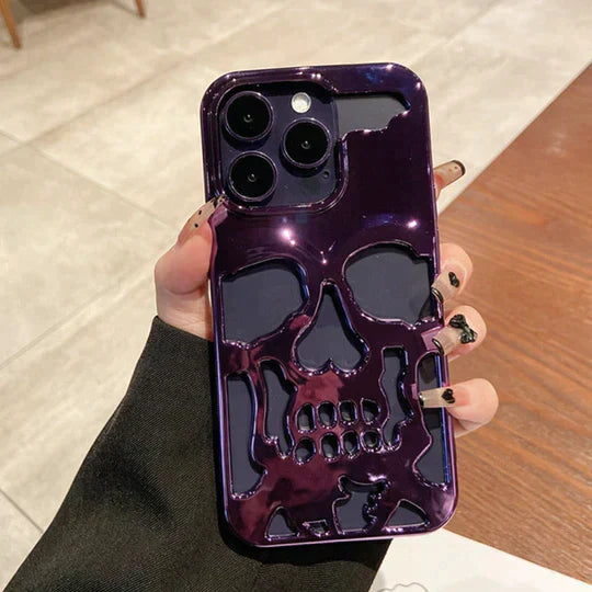 Hollow Skull Design Case - iPhone