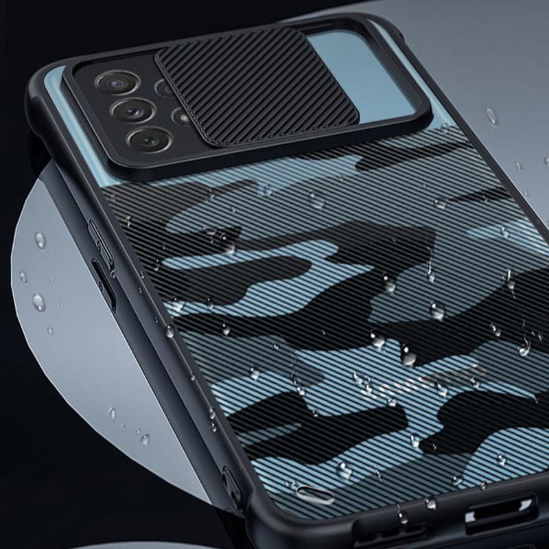 Galaxy A52 Camouflage Camera Protective Case