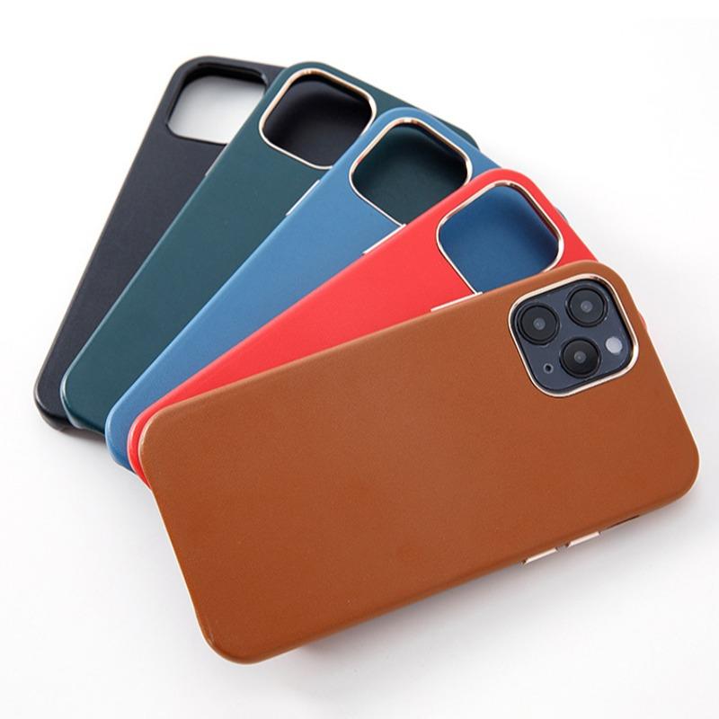 iPhone 13 Pro Max Luxury Genuine Leather Case