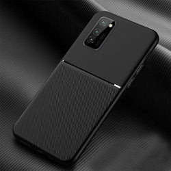 Galaxy M21 Carbon Fiber Twill Pattern Soft TPU Case