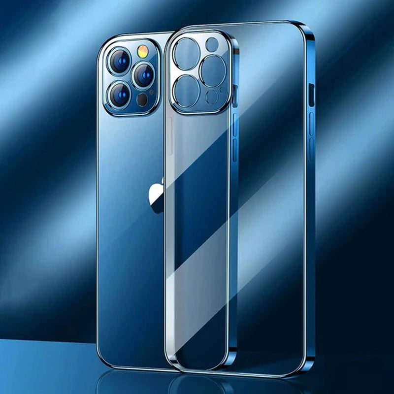 Transparent Plating Camera Protection Case - iPhone