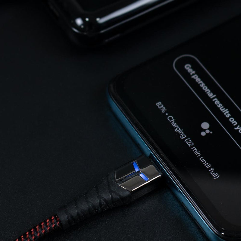 Million Cases Auto Disconnect Fast Charging Braided Type-C Cable