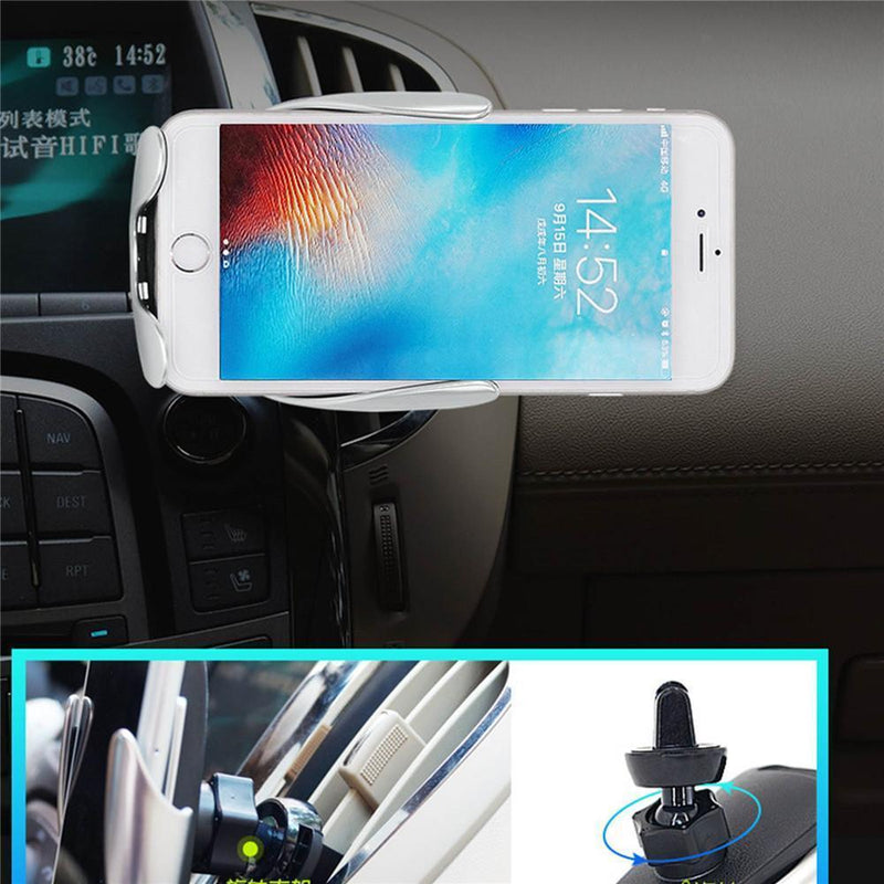 Auto-Clamp Magnetic Wireless Charger Mount