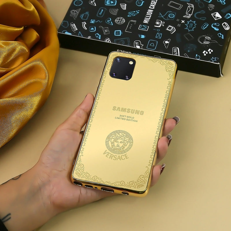 Galaxy Note Series Crafted Gold Luxurious Camera Protective Case