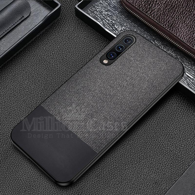 Galaxy A70 Two-tone Leather Textured Matte Case